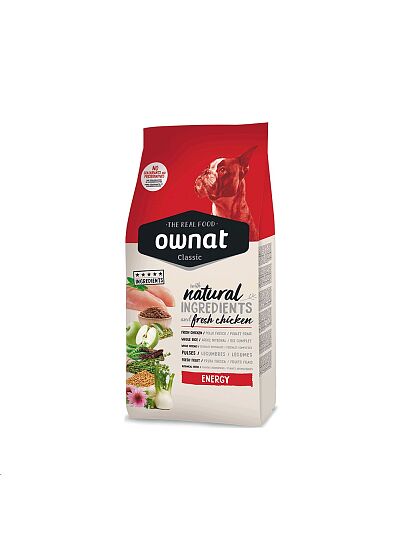 Ownat Classic Low Grain Dog Energy 20Kg