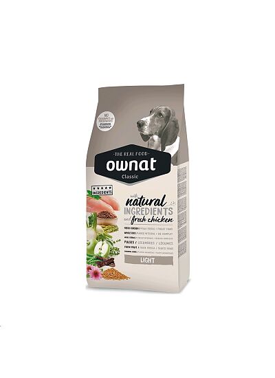 Ownat Classic Low Grain Dog Light 20Kg