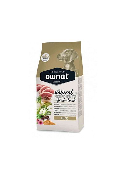 Ownat Classic Low Grain Dog Duck 4Kg