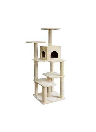 Pawise Γατόδεντρο Cat Tree with Cave (65x55x162,5 cm)
