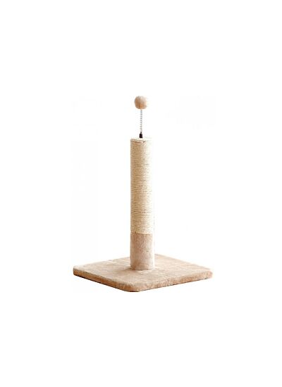 Pawise Ονυχοδρόμιο Scratching Post with Toy (32x32x60 cm)
