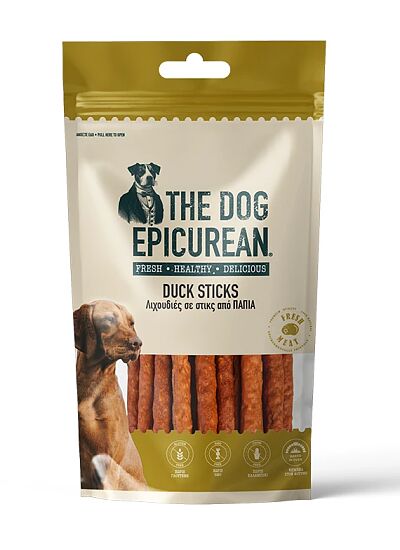 The Dog Epicurian Duck Sticks Λιχουδιές για Σκύλους 100gr