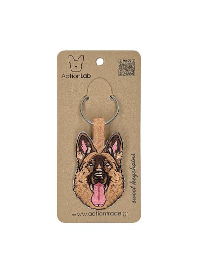 ActionLab Κεντητό Μπρελόκ German Shepherd