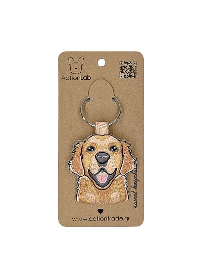 ActionLab Κεντητό Μπρελόκ Golden Retriever
