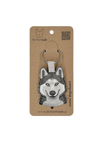 ActionLab Κεντητό Μπρελόκ Husky