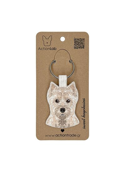 ActionLab Κεντητό Μπρελόκ Westie