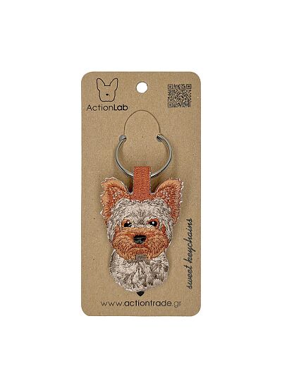 ActionLab Κεντητό Μπρελόκ Yorkshire