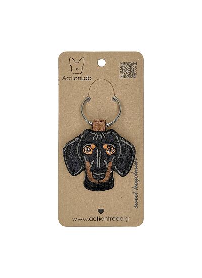 ActionLab Κεντητό Μπρελόκ Dachshund