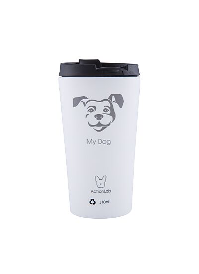 Eco Life Coffee Thermos Λευκό My Dog 370ml