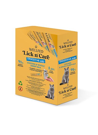 Wellfed Lick N' Care Λιχουδιά Ενίσχυσης Του Πεπτικού (15gr)