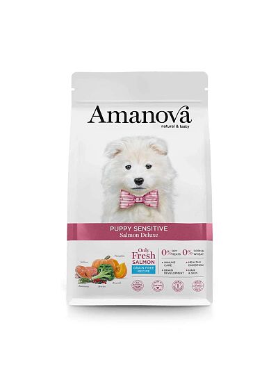 Amanova Grain Free Puppy Sensitive Salmon Deluxe 2Kg