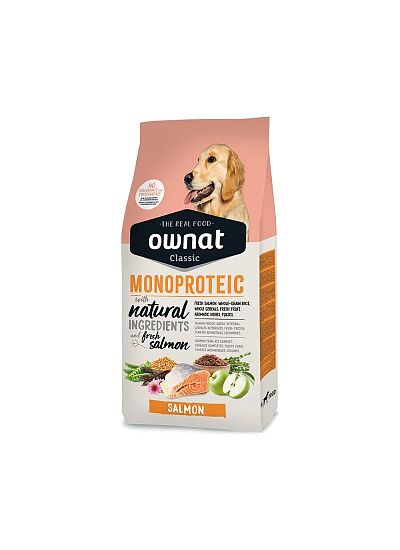 Ownat Classic Low Grain Dog Monoprotein Salmon 4kg
