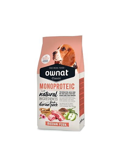 Ownat Classic Low Grain Dog Monoprotein Pork 4kg