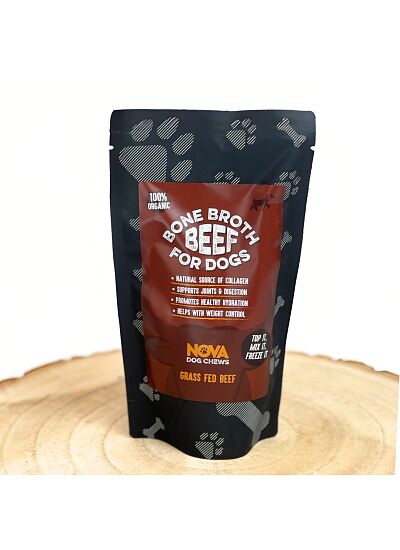 Nova Dog Chews Ζωμός Από Κόκκαλα Μοσχάρι (230ml)