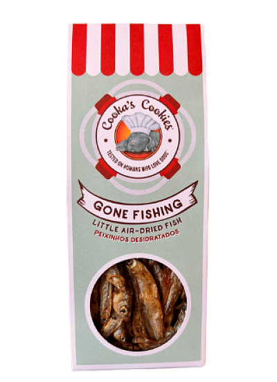 Cooka's Cookies Gone Fishing Αφυδατωμένα Ψαράκια 90γρ