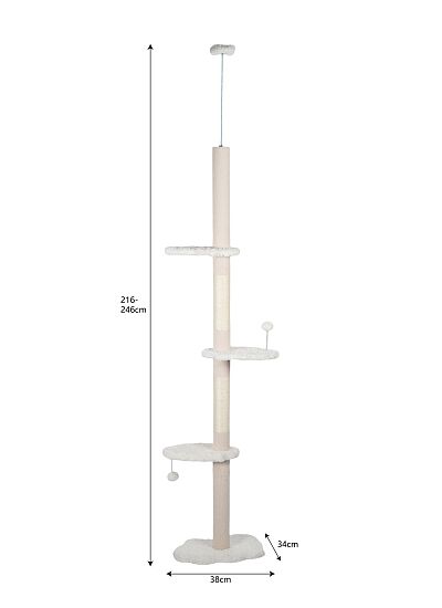 Ονυχοδρόμιο Γάτας Your Dancing To The Stars 38x34x216 246cm