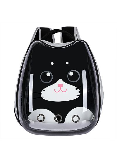 Glee Τσάντα Μεταφοράς Kitten Μαύρη (32x25x40 cm)