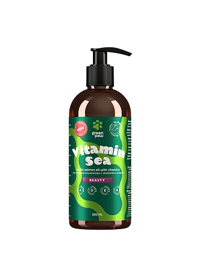 Green Paw Vitamin Sea Έλαιο Σολομού με Σύμπλεγμα Βιταμινών ADEK 300ml