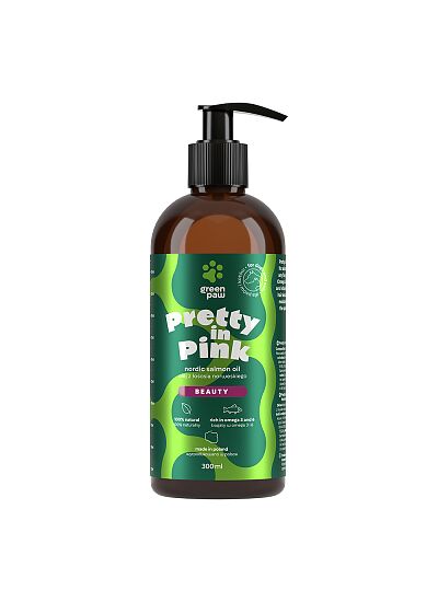 Green Paw Pretty in pink Έλαιο σολοµού για υγιές δέρµα και τρίχωµα 300ml