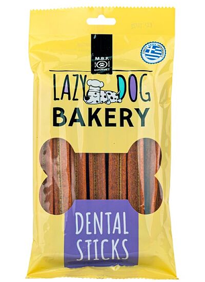 M.B.F. Gourmet Lazy Dog Bakery Dental Sticks Σοκολάτα 130gr