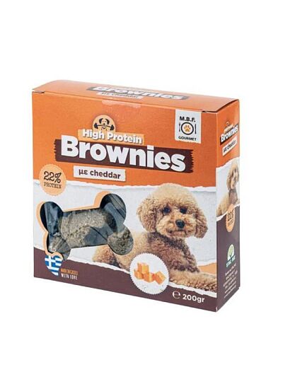 M.B.F. Gourmet High Protein Brownies Με Cheddar 200gr