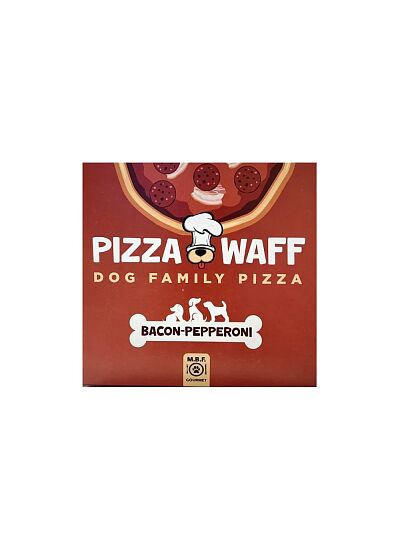 MBF Pizza Waff για Σκύλους με Μπέϊκον Πεπερόνι 100gr