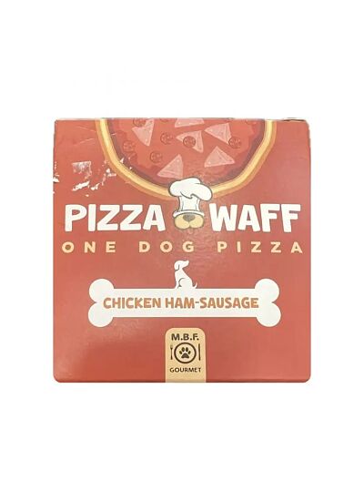 MBF Pizza Waff για Σκύλους με Ζαμπόν Κοτόπουλου Λουκάνικο 300gr