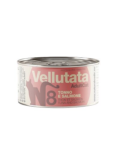 Natural Code Vellutata 8 με Τόνο & Σολομό 85gr