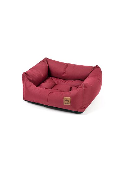 PQP Κρεβατάκι Πουφ Αδιάβροχο Μπορντό