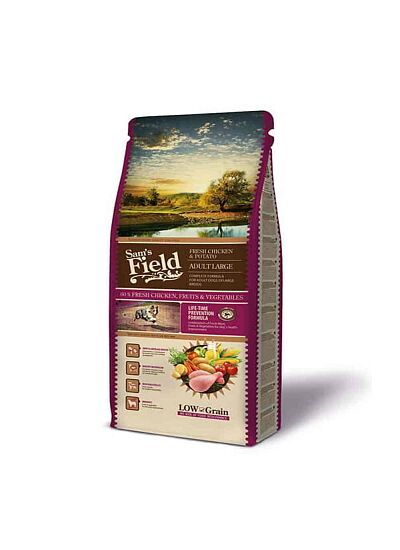 Sam's Field Low Grain Adult Large Fresh Chicken & Potato 13Kg