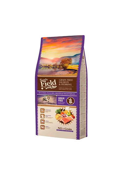 Sam's Field Grain Free Salmon & Herring 13Kg
