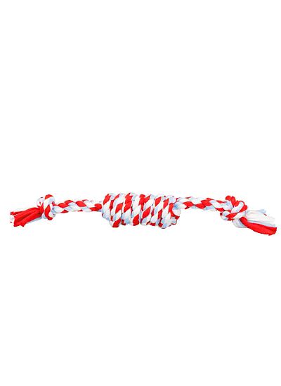 Trixie Παιχνίδι σχοινί με κόμπους , Βαμβακερό/ Polyester, 31cm