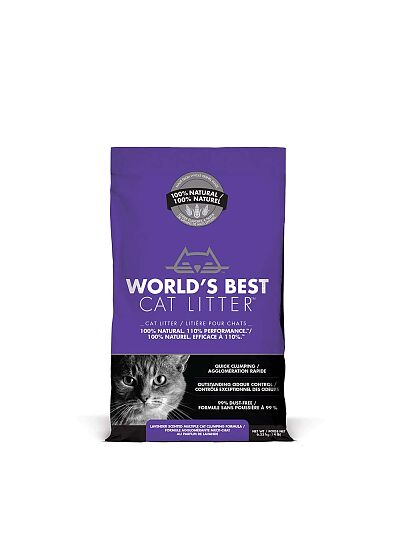 World's Best Cat Litter Multiple Cat Clumping Lavender Συγκολλητική Άμμος για Γάτες 12,7Kg